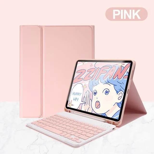 Beautiful Keyboard Mouse Case iPad Pro 11 with Pencil Holder