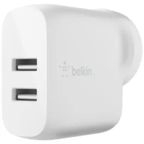 Belkin BOOSTCHARGE DUAL USB-A WALL CHARGER 24W