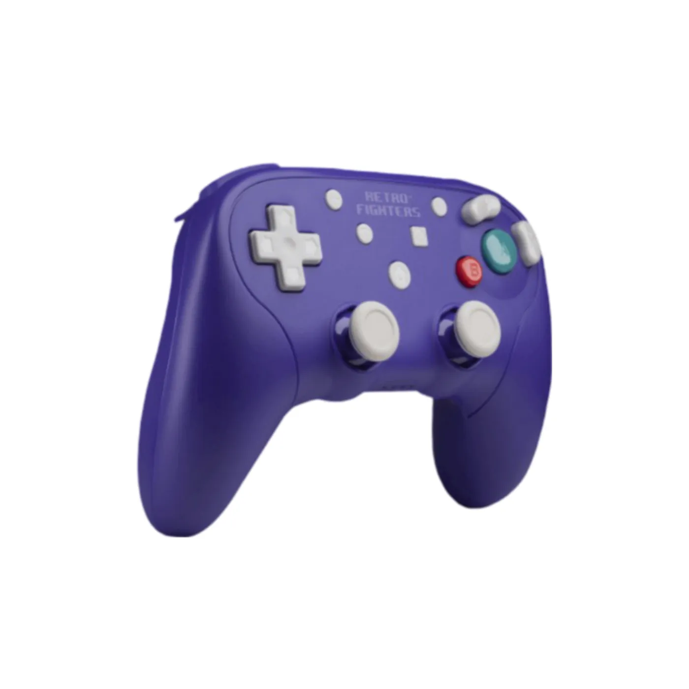 BladeGC wireless controller for Nintendo GameCube, Wii, Switch & PC 2.4G - Purple | Retro Fighters