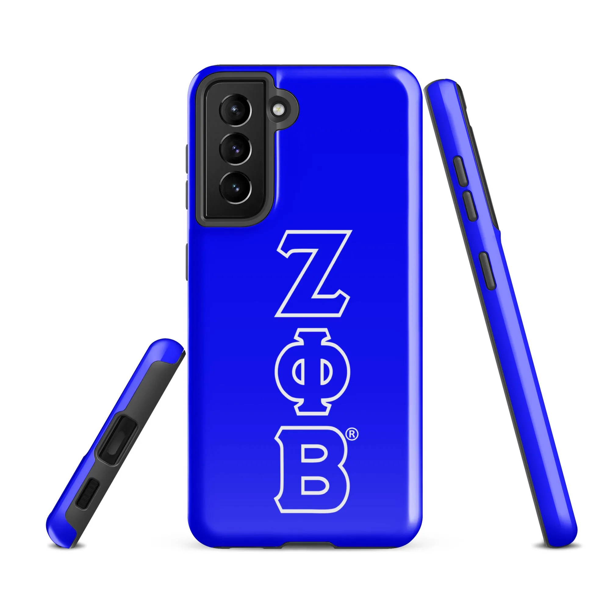 Blue ΖΦΒ Samsung Case