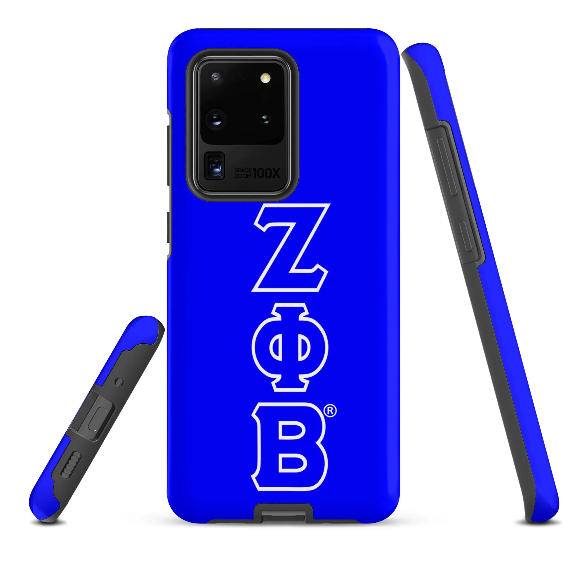 Blue ΖΦΒ Samsung Case