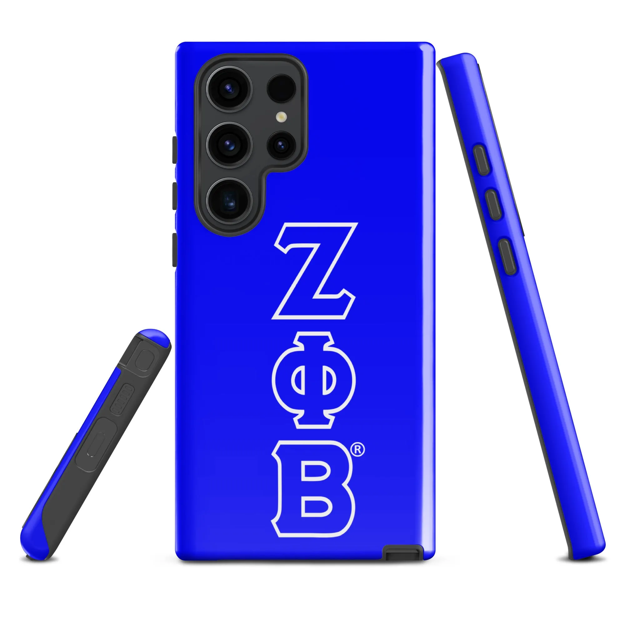 Blue ΖΦΒ Samsung Case