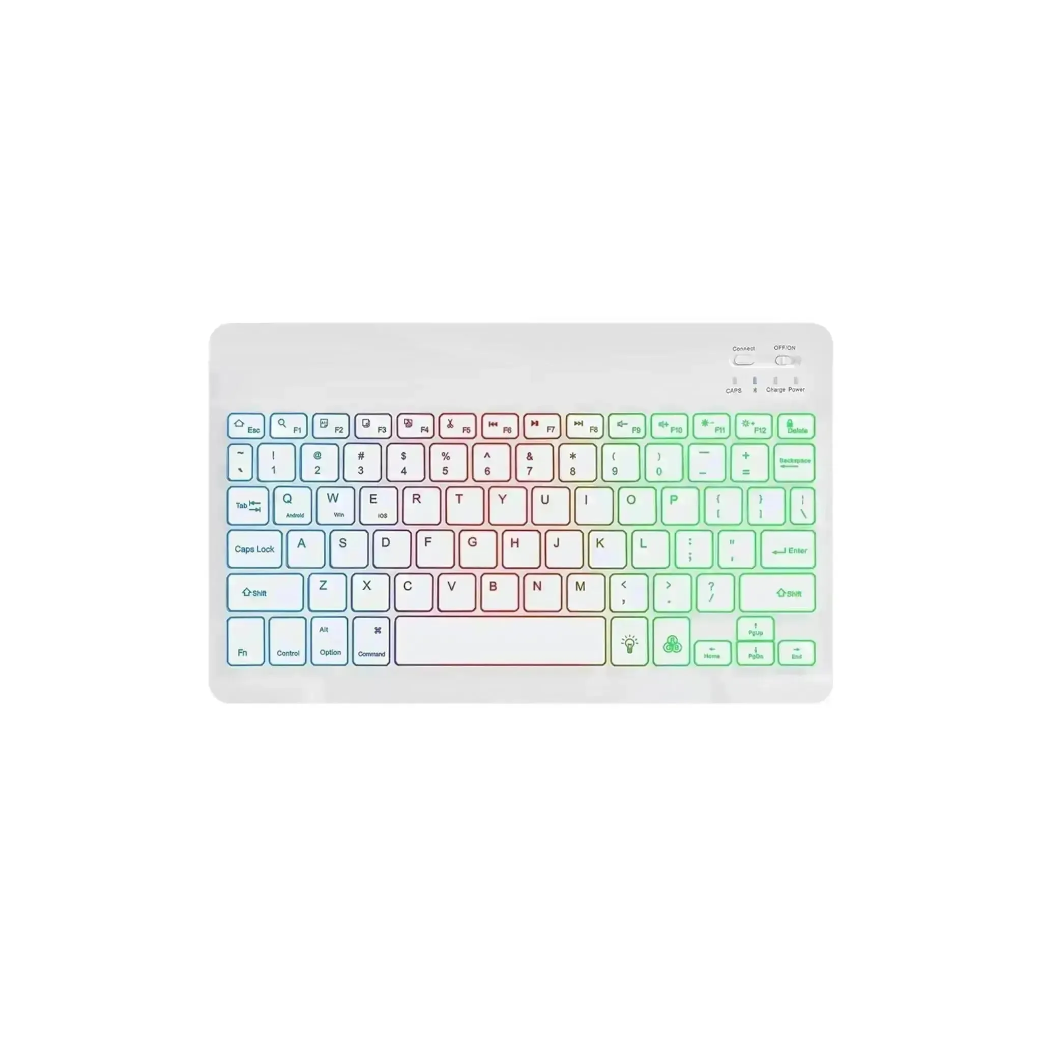 Bluetooth Keyboard Wireless Set – RGB Backlit for Android, iOS