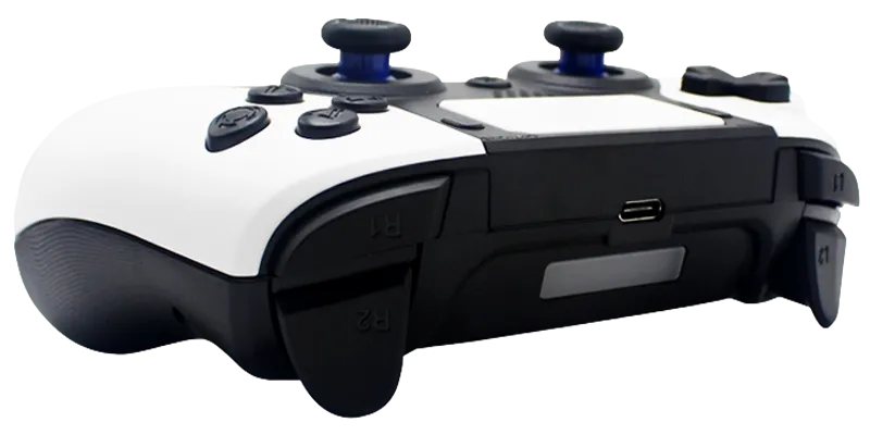 Bluetooth Wireless Controller For PS4 and PC - White  (PS5 Design)