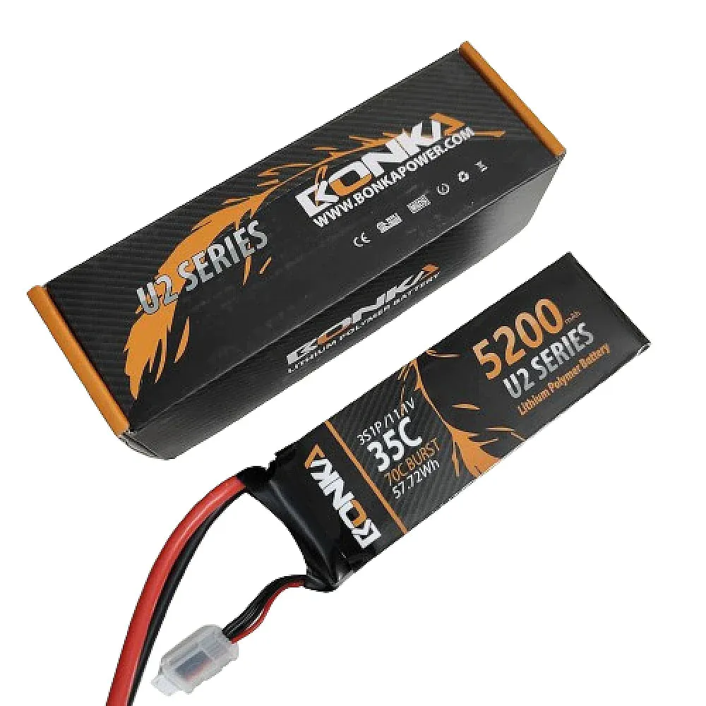 Bonka 5200mAh 65C 3S1P 11.1V U2 Series Lipo Battery