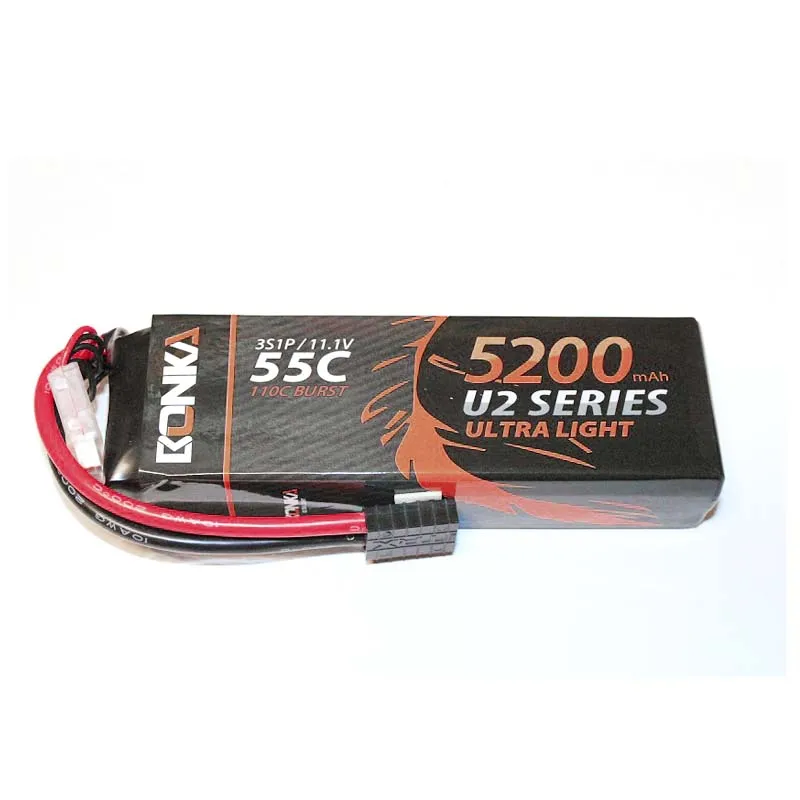 Bonka 5200mAh 65C 3S1P 11.1V U2 Series Lipo Battery