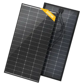 BougeRV 200 Watt Rigid Bifacial 10BB Mono Solar Panel