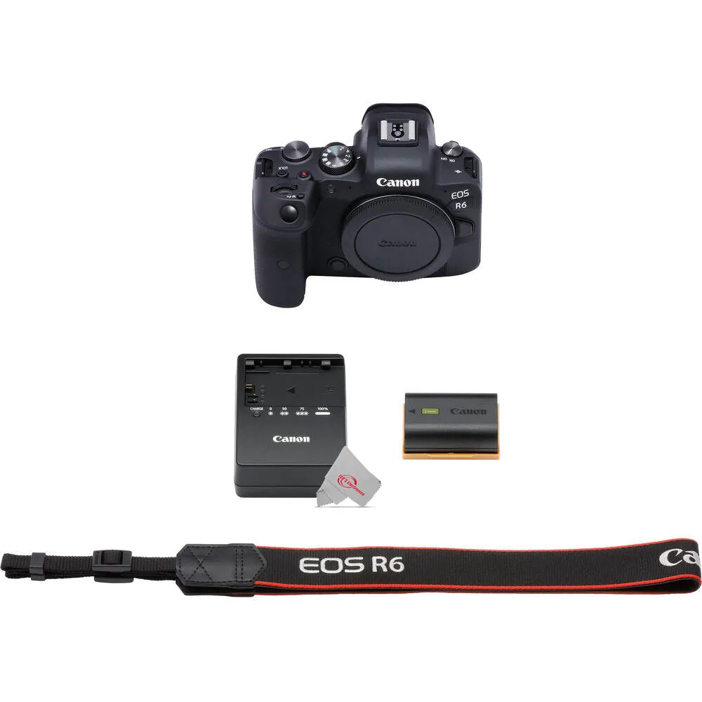 Canon EOS R6 Mirrorless Digital Camera (Body Only)