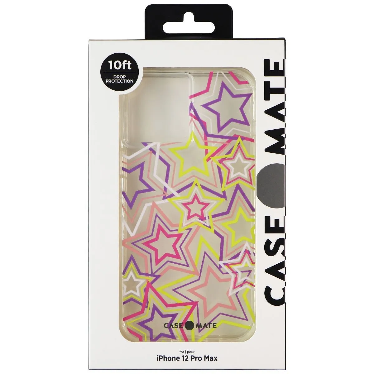 Case-Mate Prints Series Hard Case for Apple iPhone 12 Pro Max - Neon Stars