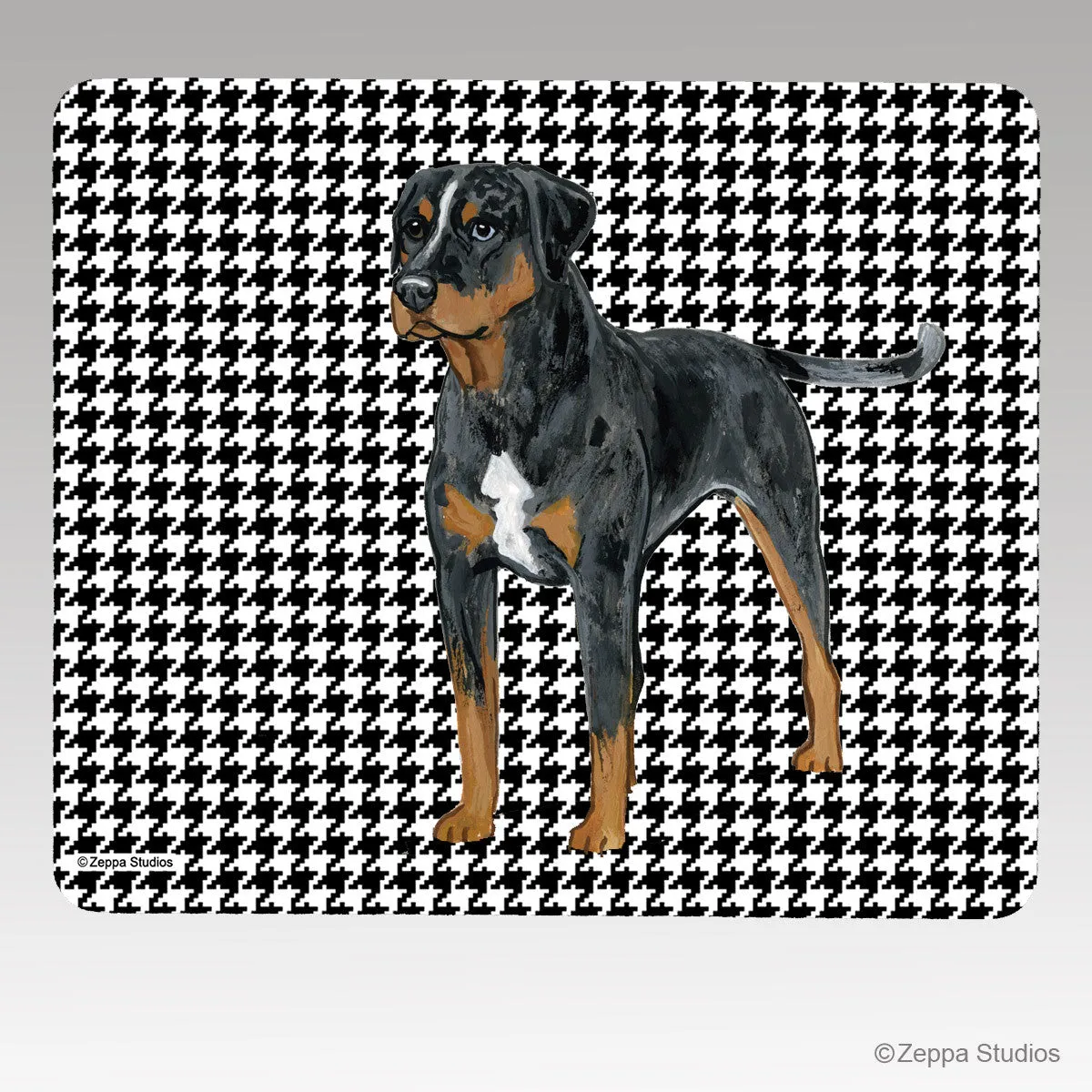 Catahoula Leopard Dog Houndstooth Mouse Pad