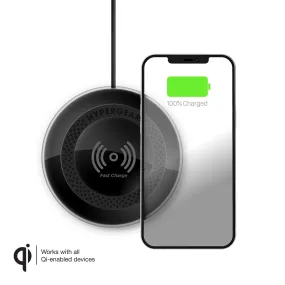 ChargePad Pro 15W Wireless Fast Charger with USB-C Connector | Black