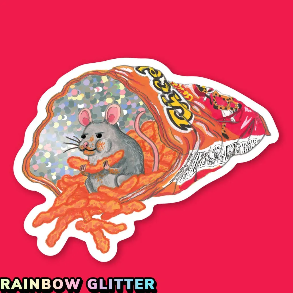 Cheeto Mouse Sticker