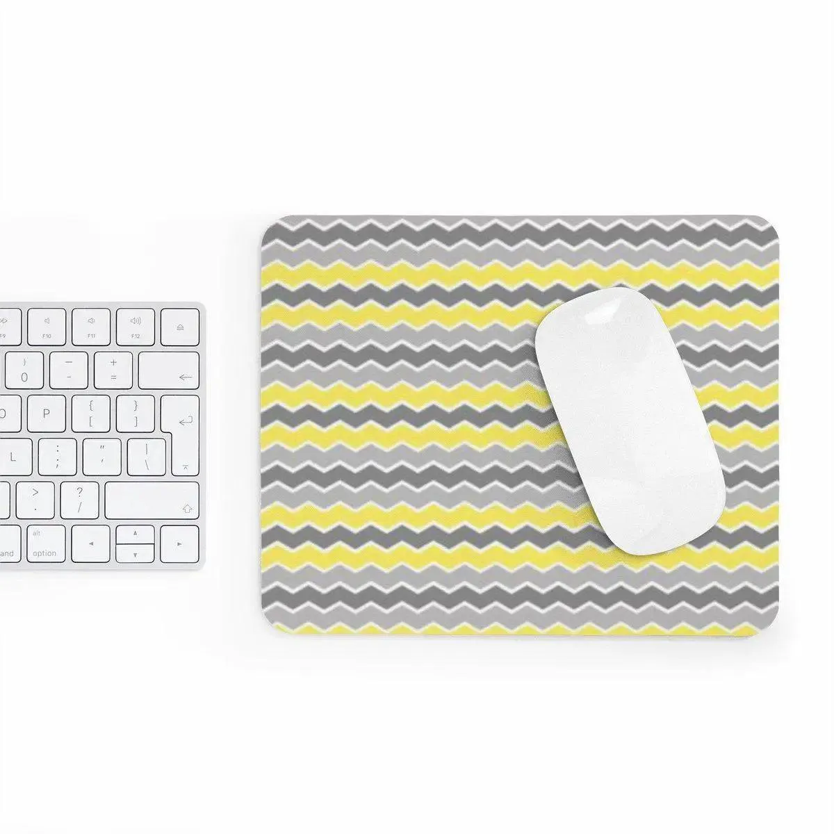 Chevron Pattern Neoprene Mouse Pad for Enhanced Comfort and Performance