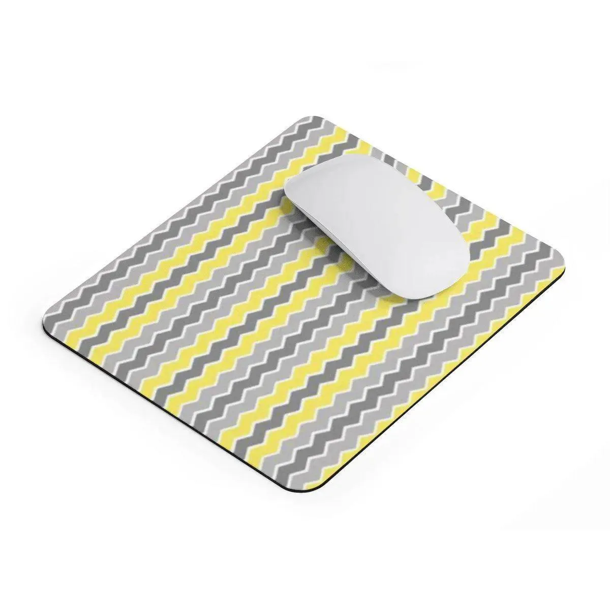 Chevron Pattern Neoprene Mouse Pad for Enhanced Comfort and Performance