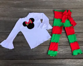 Christmas Minnie Mouse Holiday Outfit