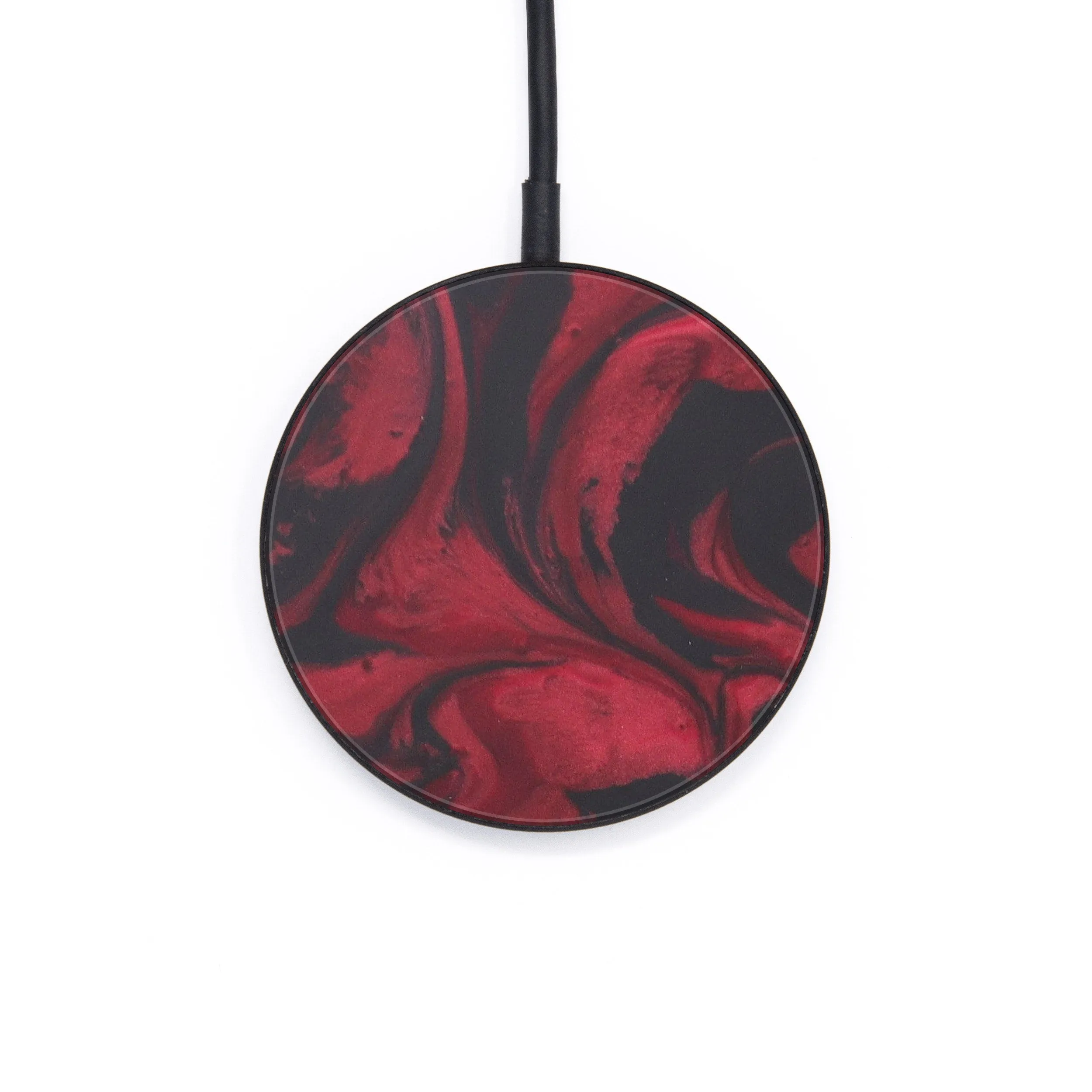 Circle ResinArt Wireless Charger - Rao (Dark Red, 598573)