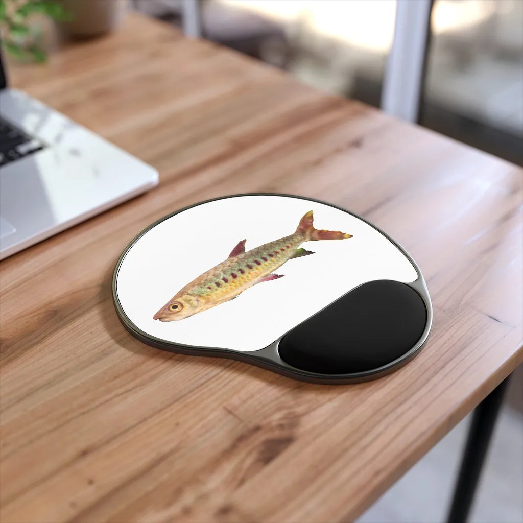 Colorful Fish Mouse Pad With Wrist Rest