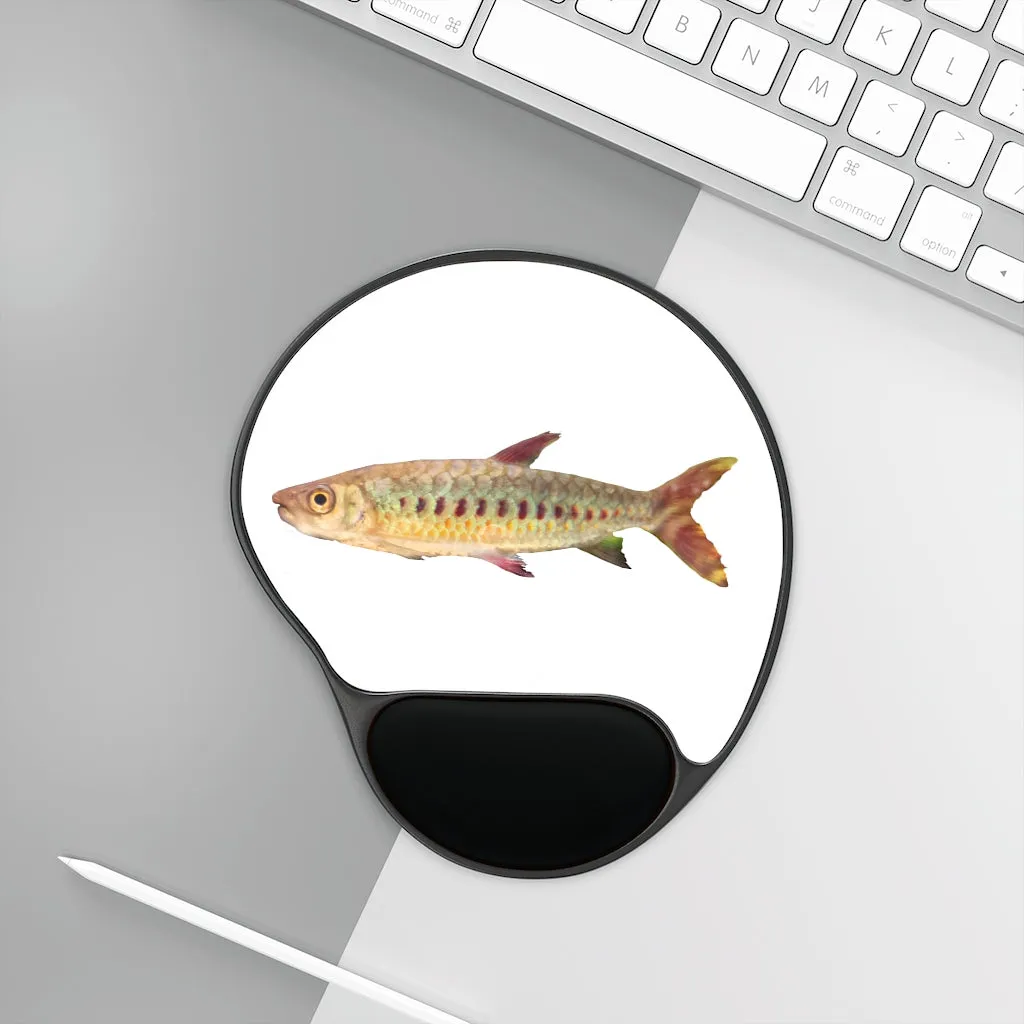 Colorful Fish Mouse Pad With Wrist Rest