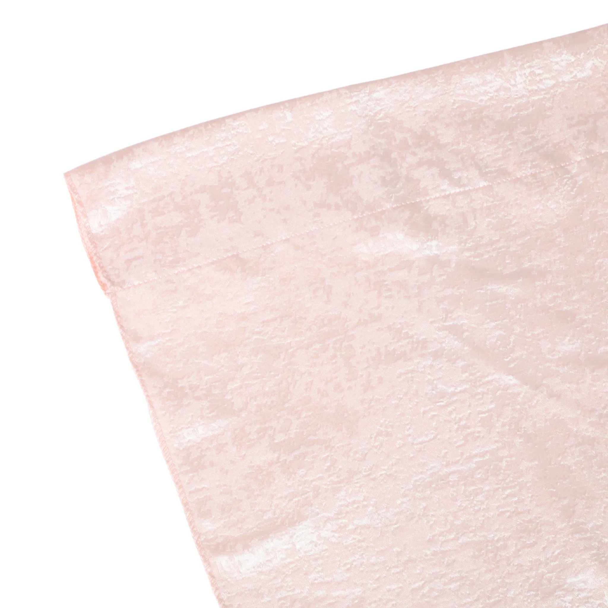 Crinkle Shimmer 12ft H x 52" W Drape/Backdrop Panel - Blush/Rose Gold