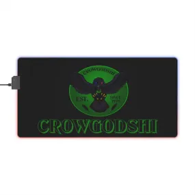 Crowgodshi LED Mouse Pad, GREEN