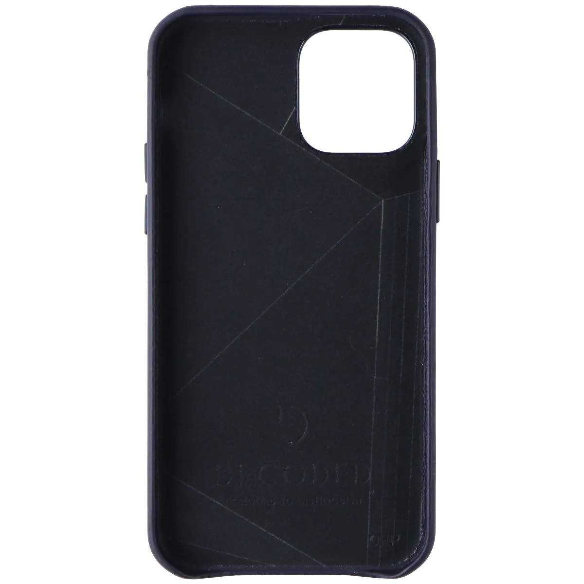 DECODED Back Cover Case for Apple iPhone 12/12 Pro - Navy/Marine