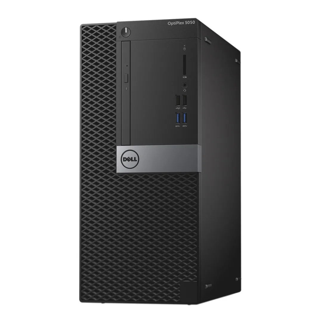 Dell OptiPlex 5050, Tower Desktop, Intel Core i7-6700, 3.4GHz ,16GB RAM, 256GB SSD, Windows 10 Pro - Grade A Refurbished