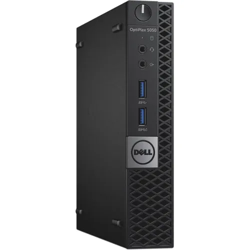 DELL OPTIPLEX 5050 (USFF/MFF) Ultra Small Form Factor PC - Intel i5-7600T Core i5 2.8GHz CPU - 256GB SSD - 8GB RAM - OS Installed