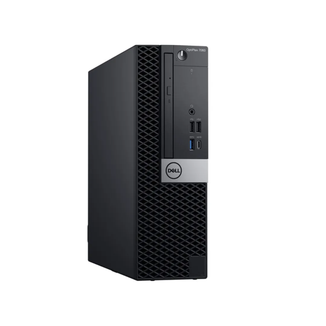 Dell OptiPlex 7060, SFF Desktop, Intel Core i5-8500, 3.0GHz, 16GB RAM, 256GB SSD, Windows 10 Pro - Grade A Refurbished