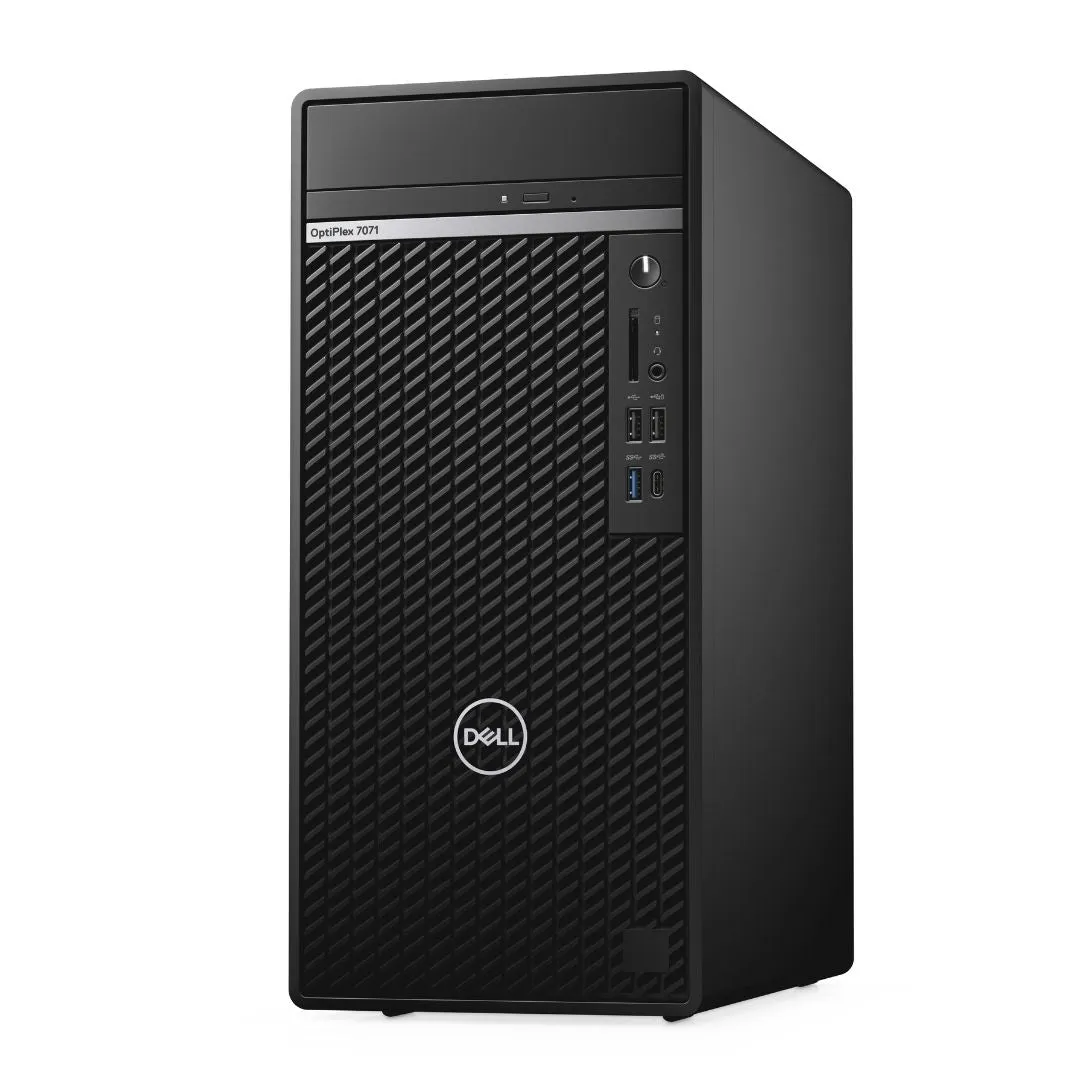 Dell OptiPlex 7071 Mini Tower Desktop, Intel Core i9-9900, 3.10GHz, 64GB RAM, 512GB SSD, AMD RX 550-4GB, Windows 10 Pro - Brand New