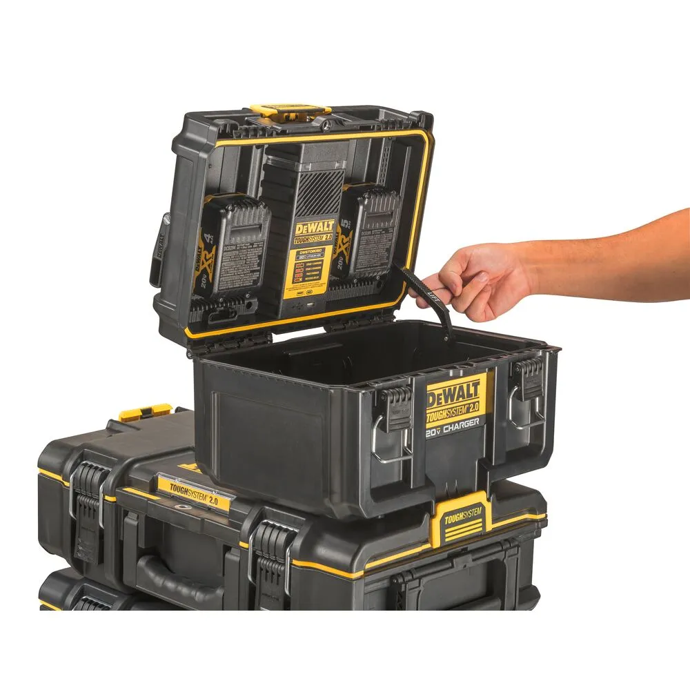 DeWALT DWST08050 TOUGHSYSTEM 2.0 20V Dual Port Charger Box