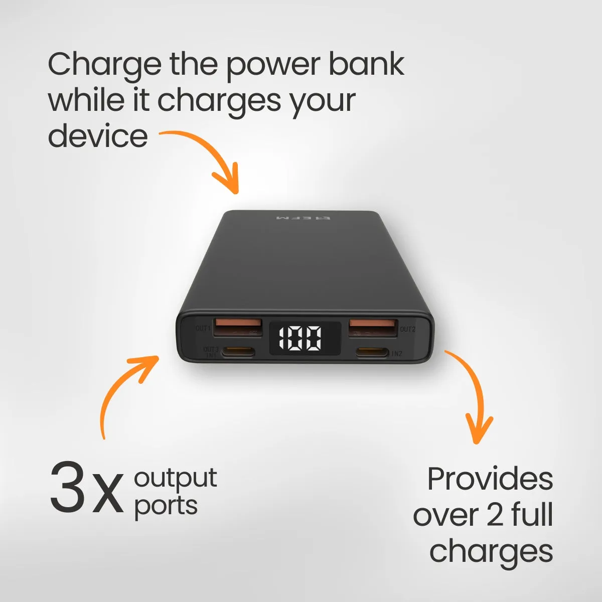 Digital Power Bank 10,000mAh