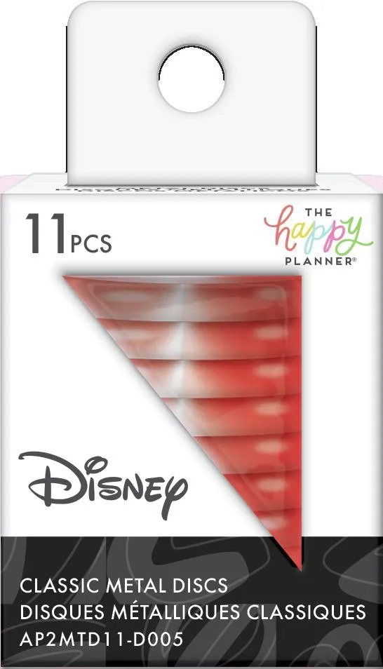 Disney© Mickey Mouse Medium Metal Disc Set - Red