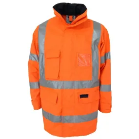 Dnc Workwear Hi-vis “h” Pattern Bio-motion Tape Jacket - 3961