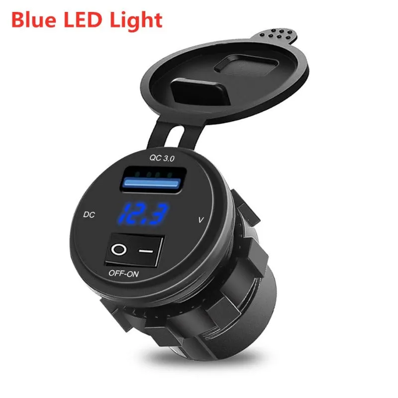 Dual USB Led Light Socket Adapter