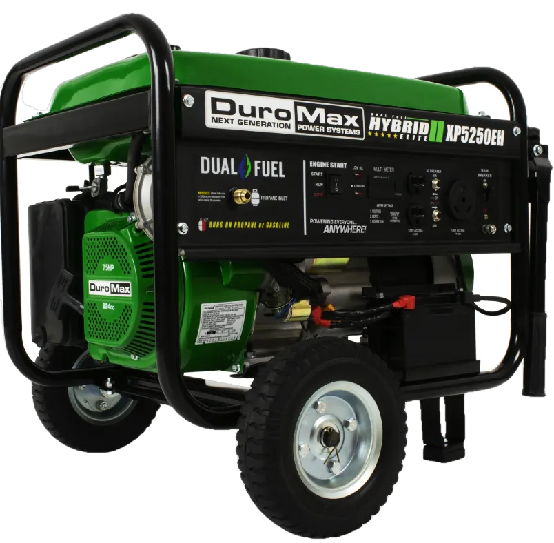 DuroMax XP5250EH 4200W/5250W Dual Fuel Electric Start Generator New