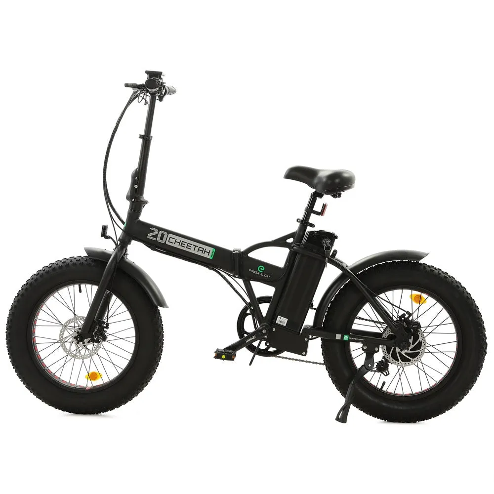 Ecotric 48V Fat Tire Portable and Folding Electric Bike with LCD Display