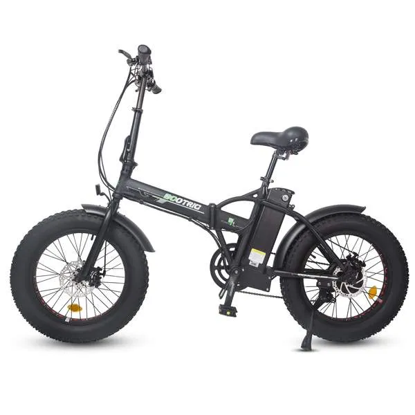 Ecotric 48V Fat Tire Portable and Folding Electric Bike with LCD Display