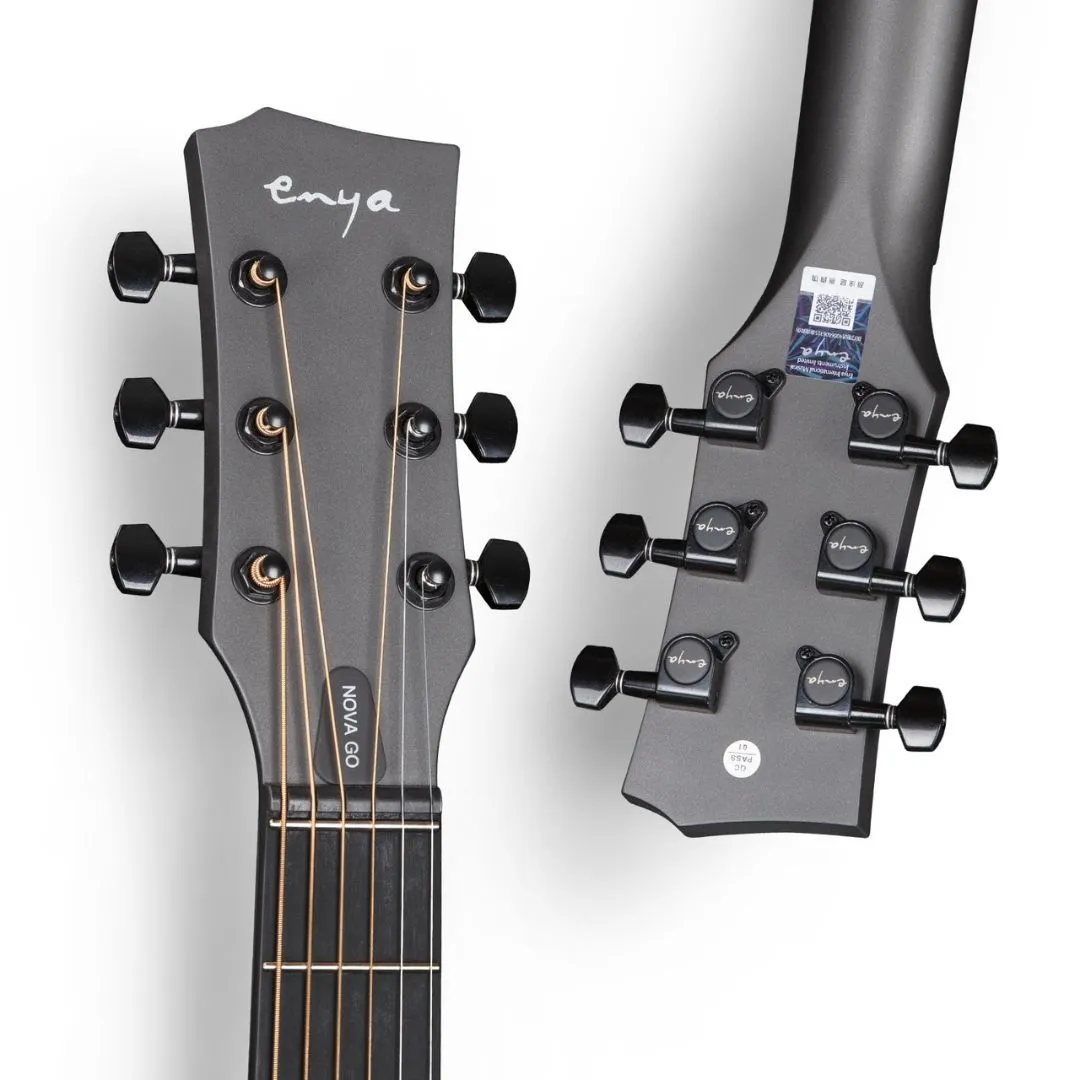 Enya Nova Go 33" Acoustic Guitar With AI EQ, Carbon Fiber Body (Novago)