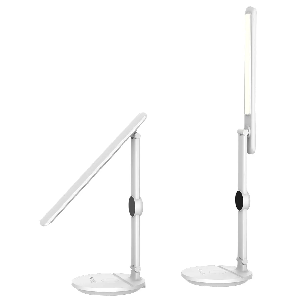 Ergo Eye Care Led Desk Lamp with Qi Charger & Digital Clock