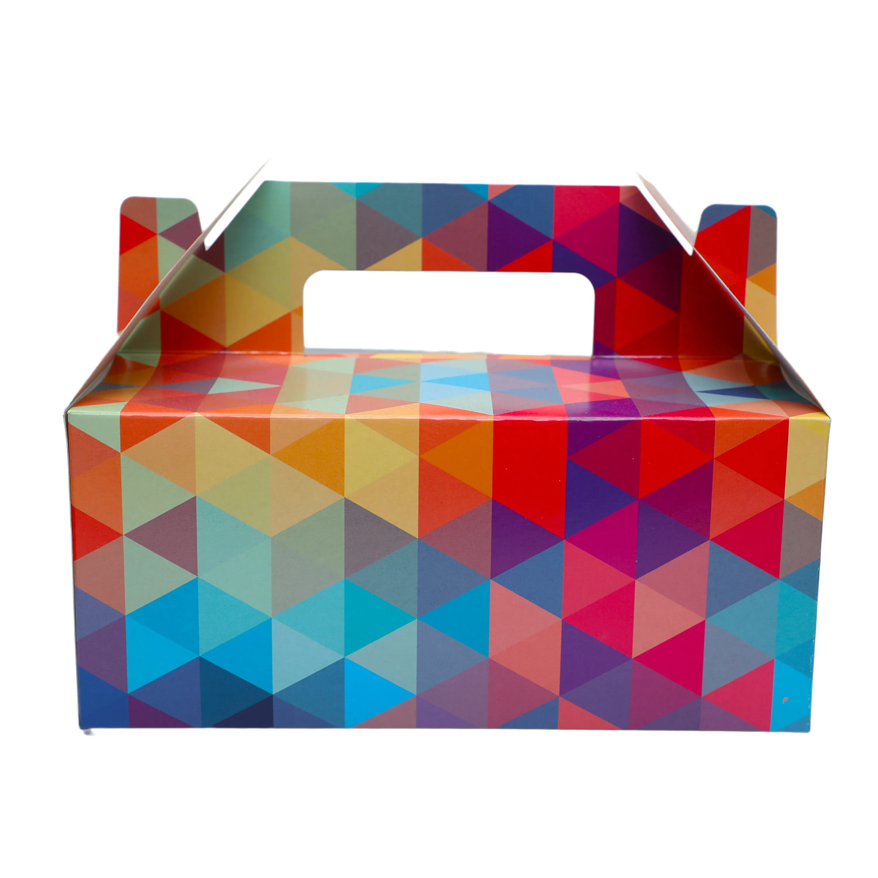 Esslly Cupcake Box | Polygon Design | Pack of 25