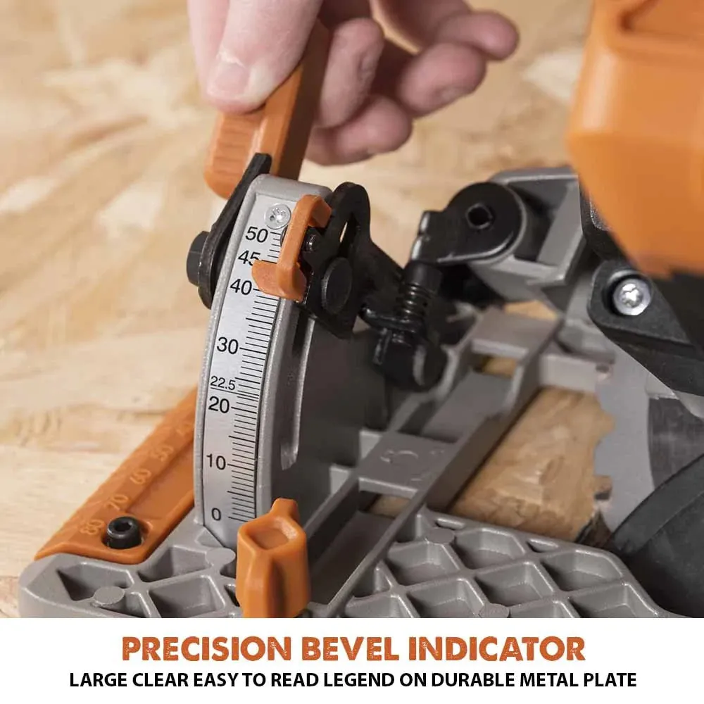 Evolution Cordless R165CCS-Li 6-1/2 in Circular Saw 20V Li-Ion EXT Inc Multi-Material Blade