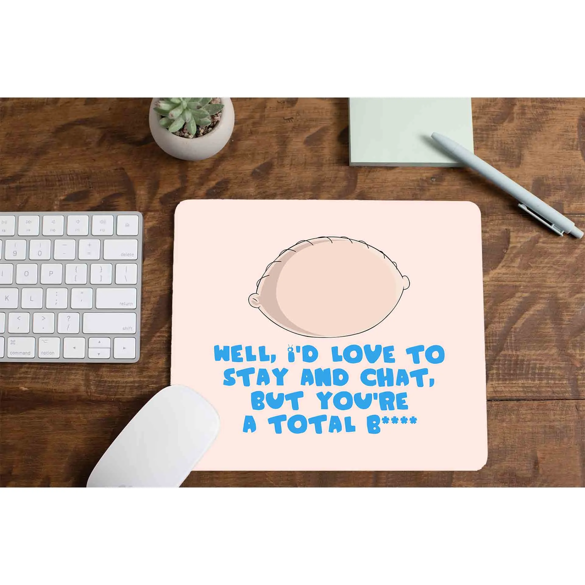 Family Guy Mousepad - Stay And Chat