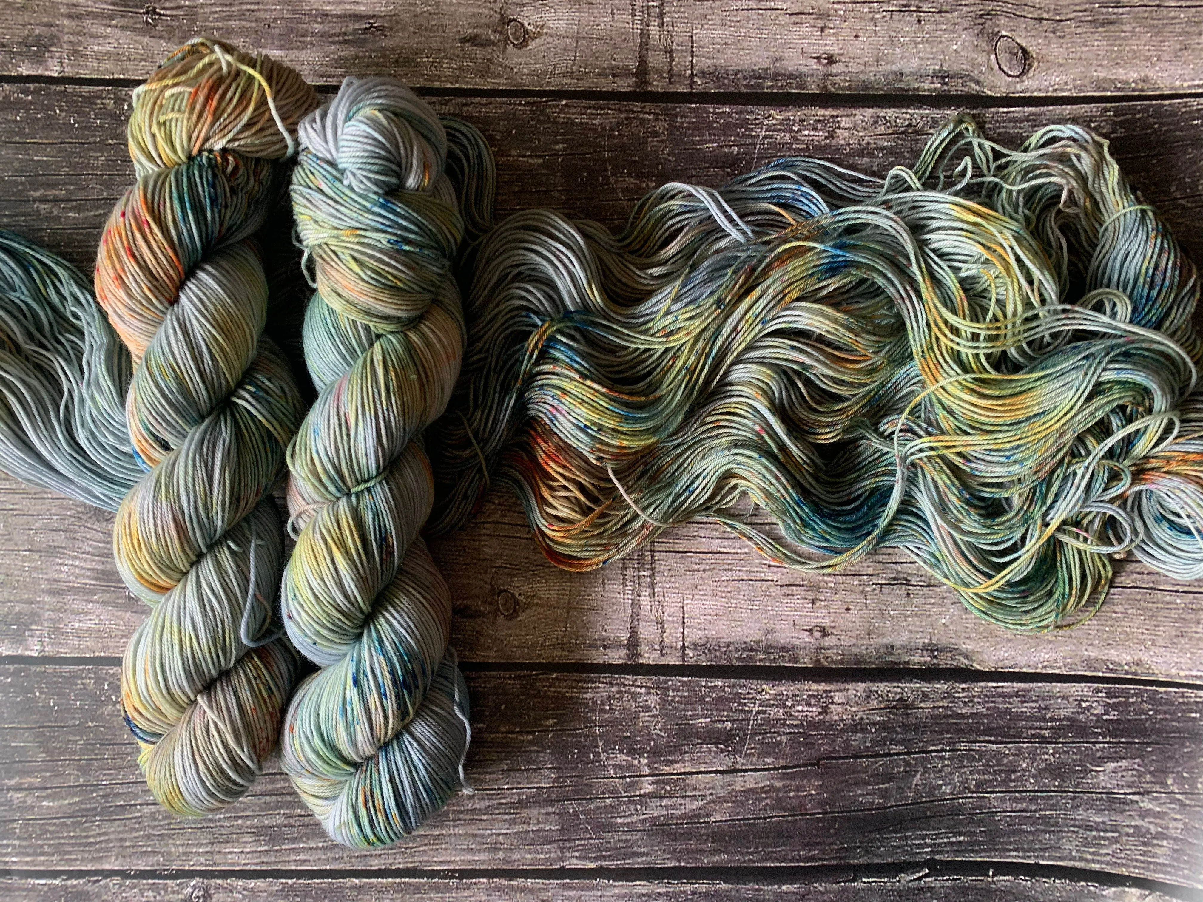 Fireworks- Dyed to Order - Sweet Pea & Sparrow Hand Dyed Yarns