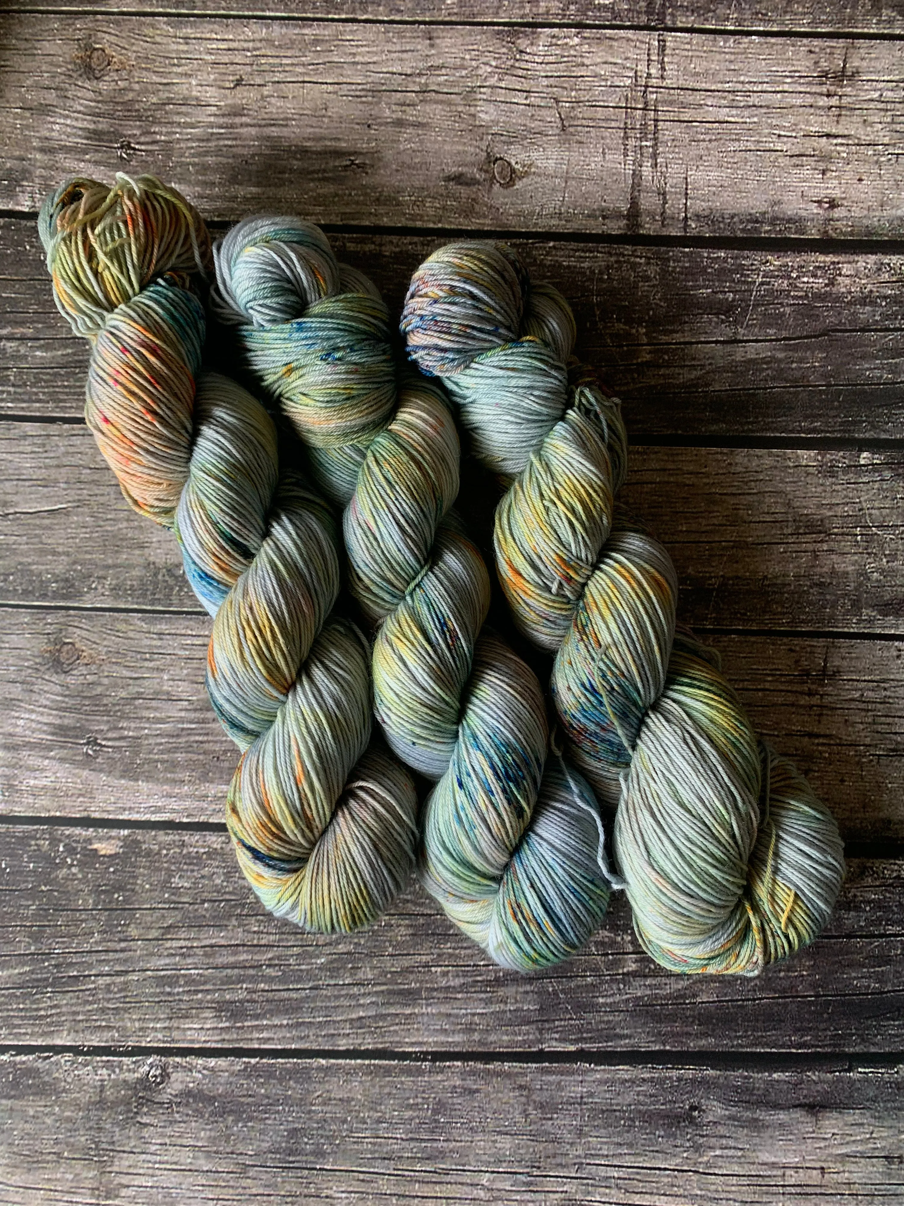 Fireworks- Dyed to Order - Sweet Pea & Sparrow Hand Dyed Yarns