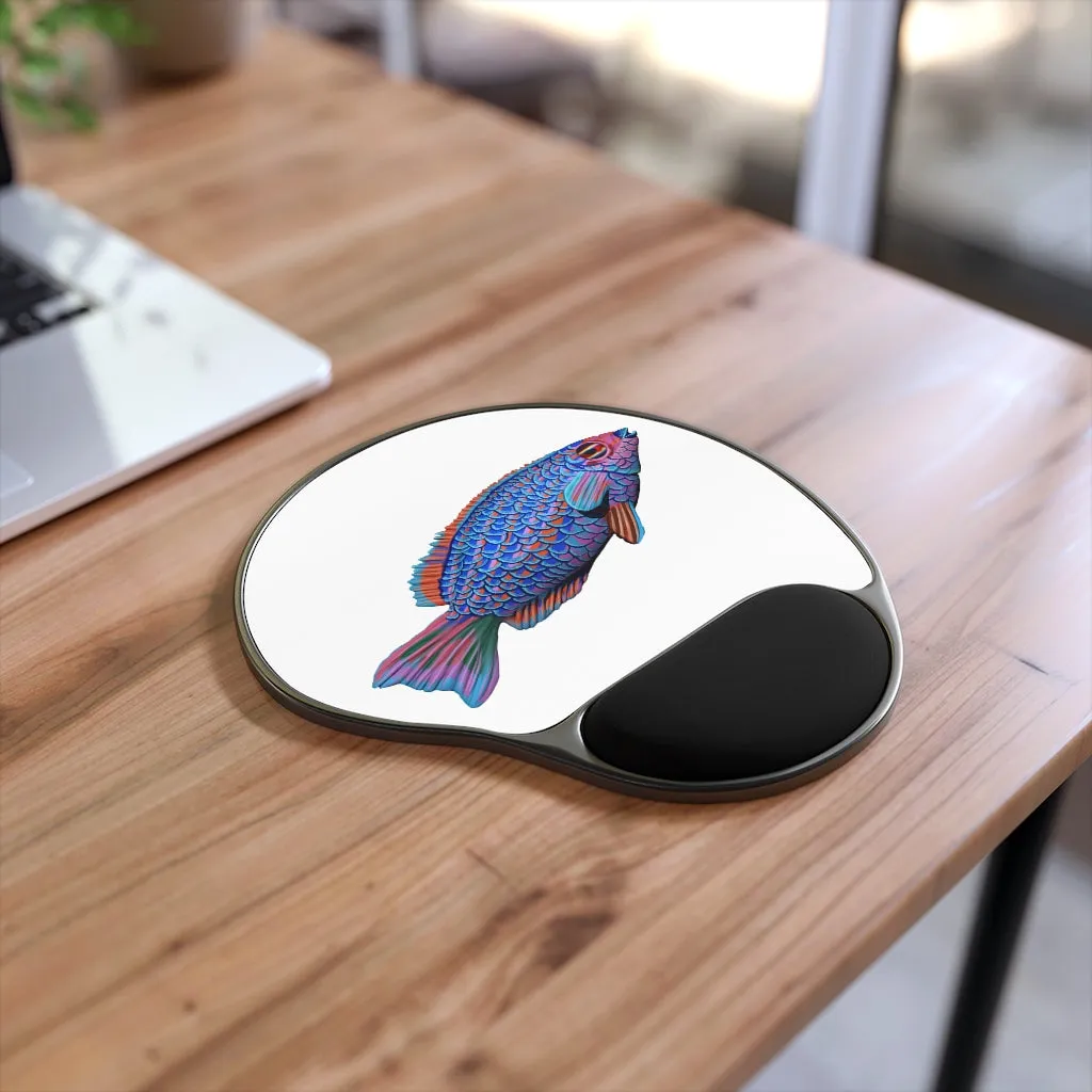 Fish Mouse Pad With Wrist Rest