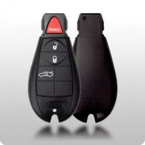 FOBIK SHELL - OLD STYLE: 4-Btn (Lock, Unlock, Trunk, Panic) Replacement FCC: M3N5WY783X/IYZ-C01C Chrysler/Dodge/Jeep