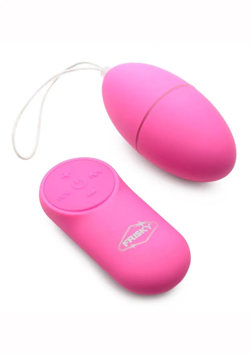 Frisky Scrambler 28x Rechargeable Vibrating Egg with Remote Control