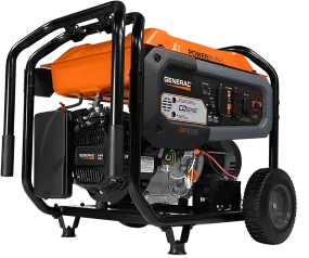 Generac 7686 GP8000E 8000W/10000W Electric Start PowerRush Gas Generator New