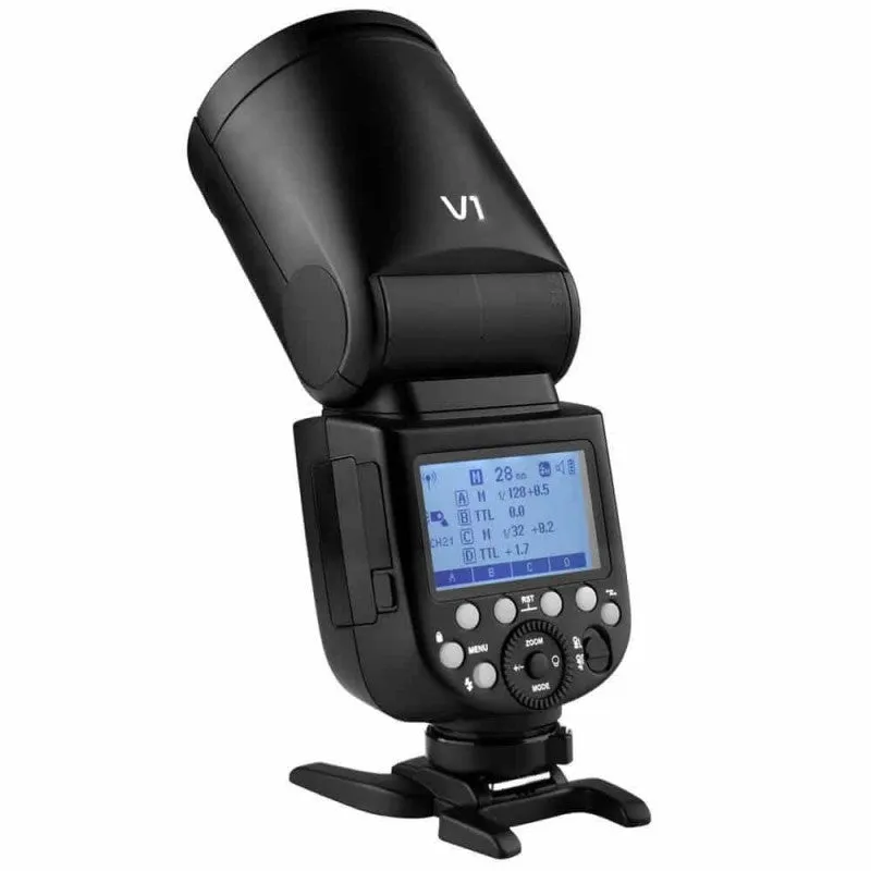 Godox V1 Round Head Flashgun for Nikon - V1N