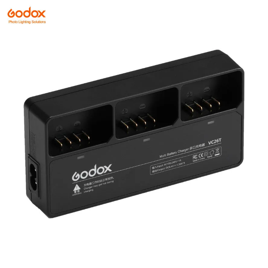 Godox VC-26T Multi-Battery Charger for V1